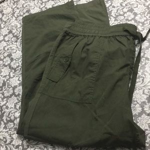 Olive green pants